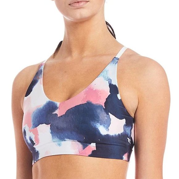 Kinesis Other - NWT Kinesis Halogen Print Racerback Moisture Wicking Knit Sports Bra